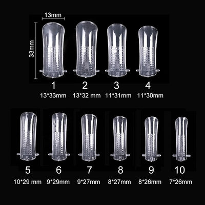 Acrylic Nail Tips - Dual Forms