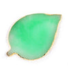 Leaf style decorative stone palette