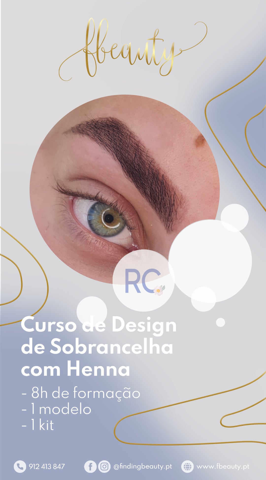 Curso de Design de Sobrancelha com Henna + EXTRA BROW LAMINATION (Inscrição)