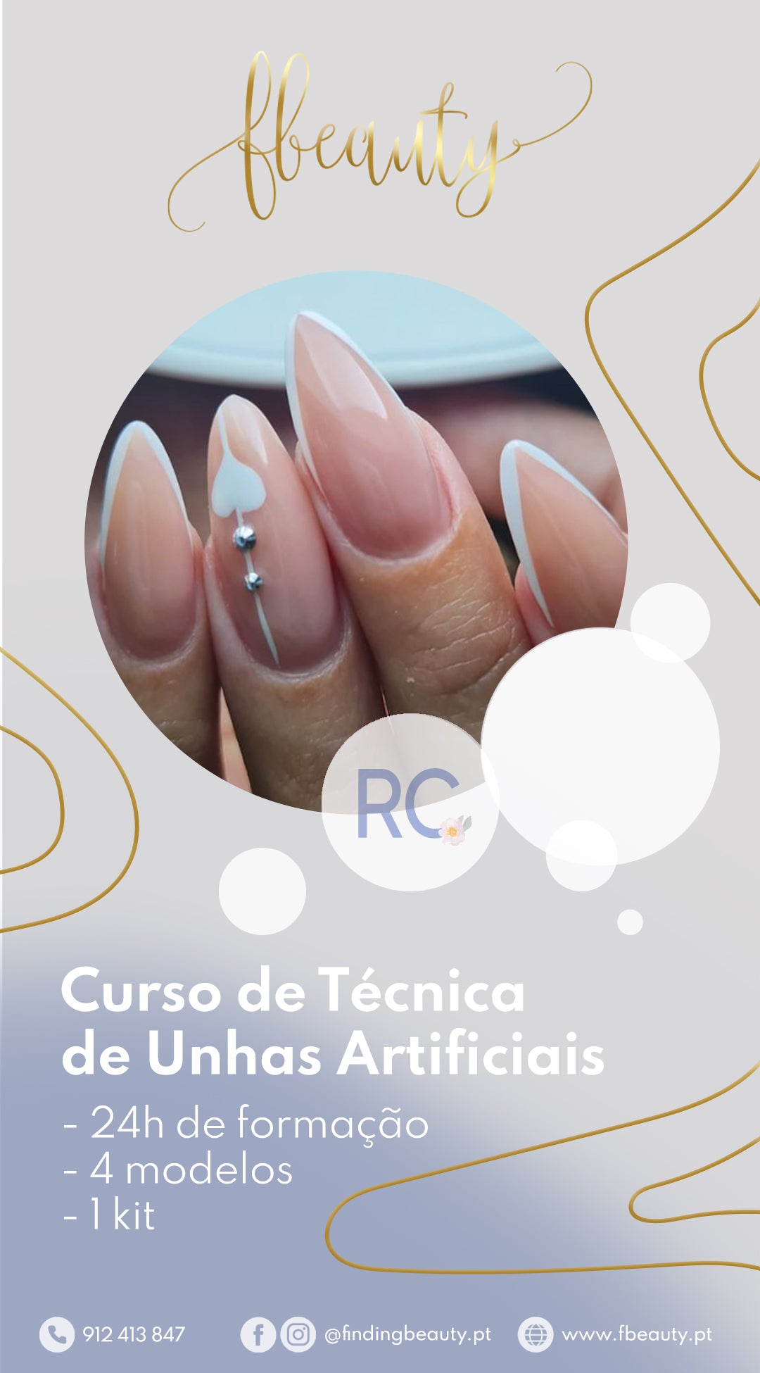 Curso de Téc. de Unhas Artificiais Gel e Verniz Gel - Iniciação (Inscrição)