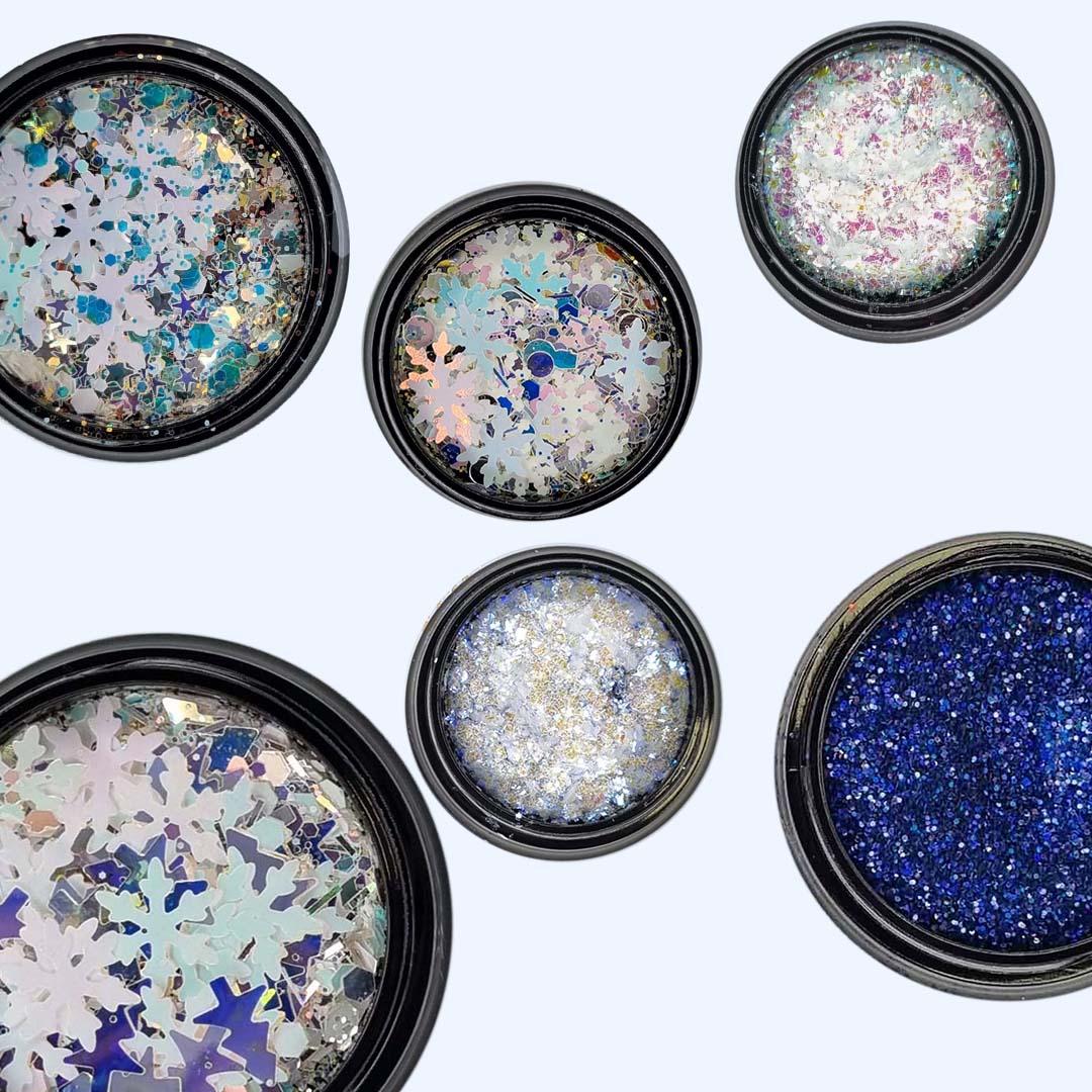 Conjunto Winter - 6 glitters