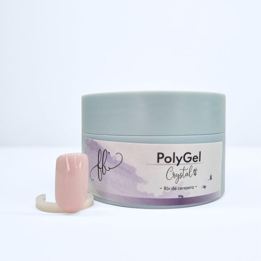 Polygel Cristal 50g - Flor de Cerejeira