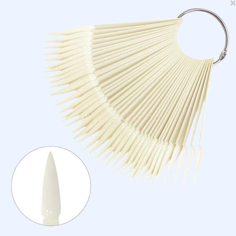 Stiletto showcase in 40 colors with hoop