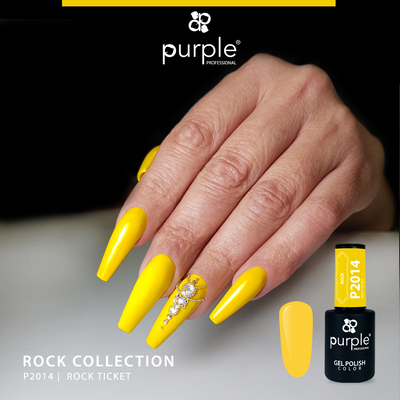 Verniz Gel Purple - Rock Ticket P2014