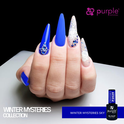 Verniz Gel Purple - Winter Mysteries Sky P2029