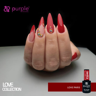 Verniz Gel Purple - Love Paris P2040