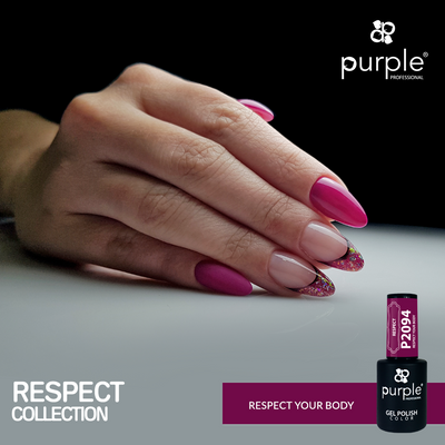Verniz Gel Purple - Respect Your Body P2094
