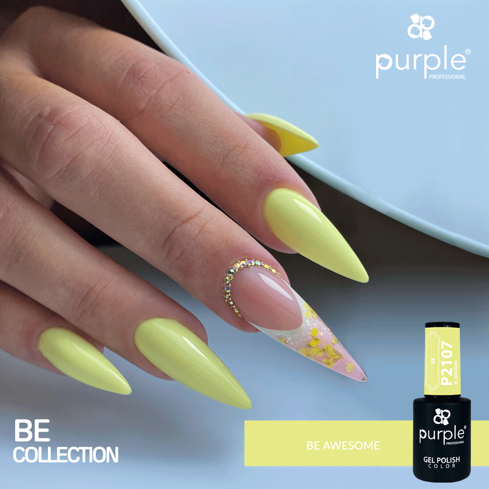 Verniz Gel Purple - Be Awesome P2107