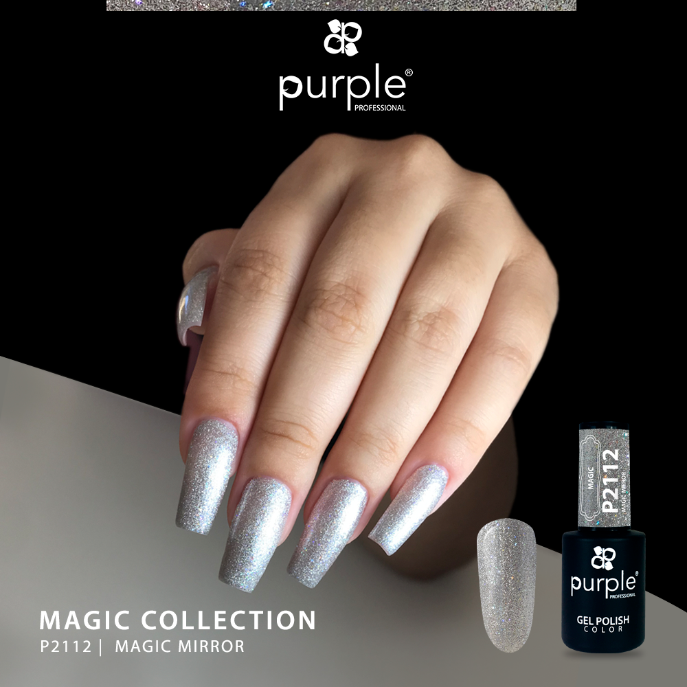 Verniz Gel Purple - Magic Mirror P2112