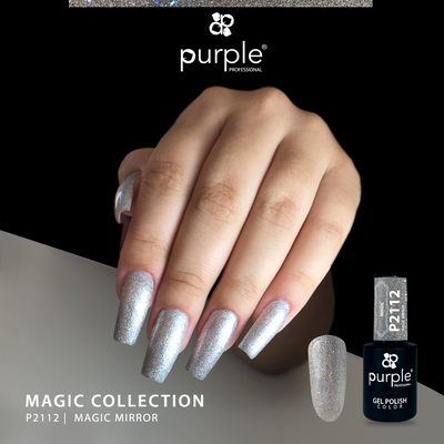 Verniz Gel Purple - Magic Mirror P2112