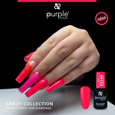 Verniz Gel Purple - Crazy For Diamonds P2144