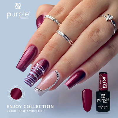 Verniz Gel Purple - Enjoy Your Life P2160