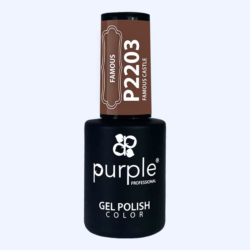 Verniz Gel Purple - Famous Castle P2203