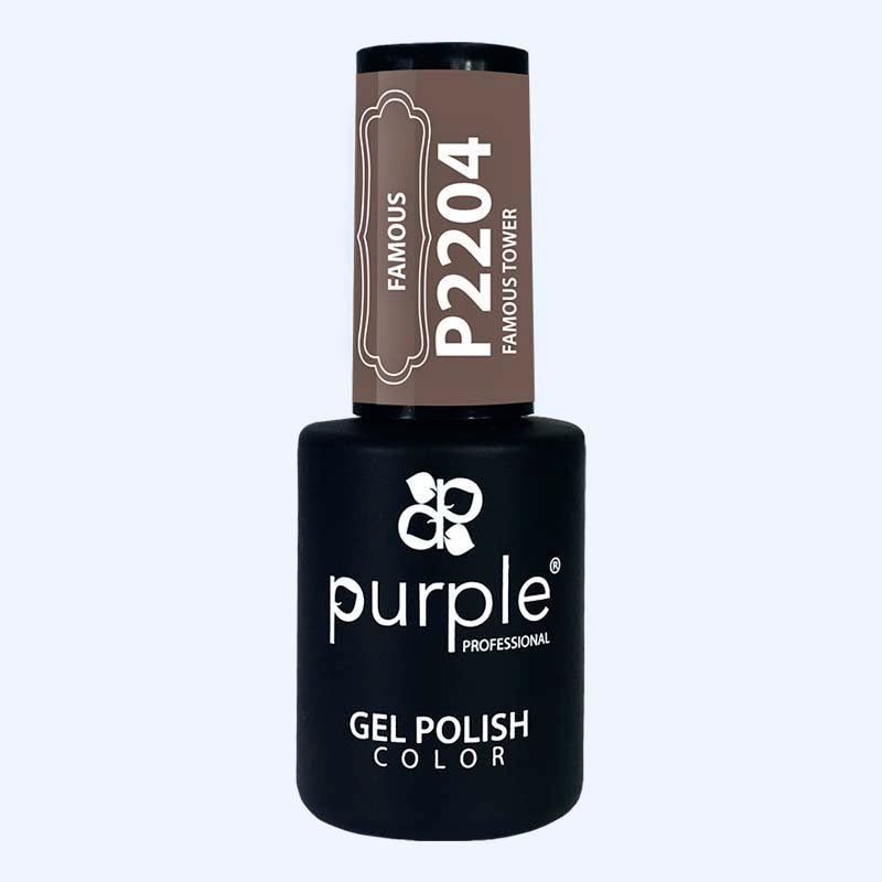 Verniz Gel Purple - Famous Tower P2204
