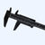 Black plastic caliper