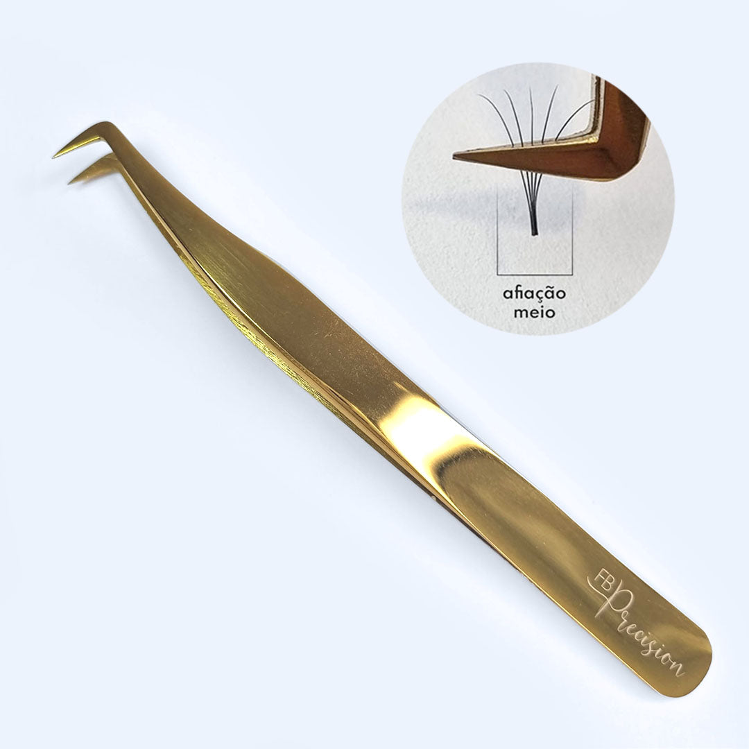 FB Master Precision 90º - Pinça para extensão de pestanas
