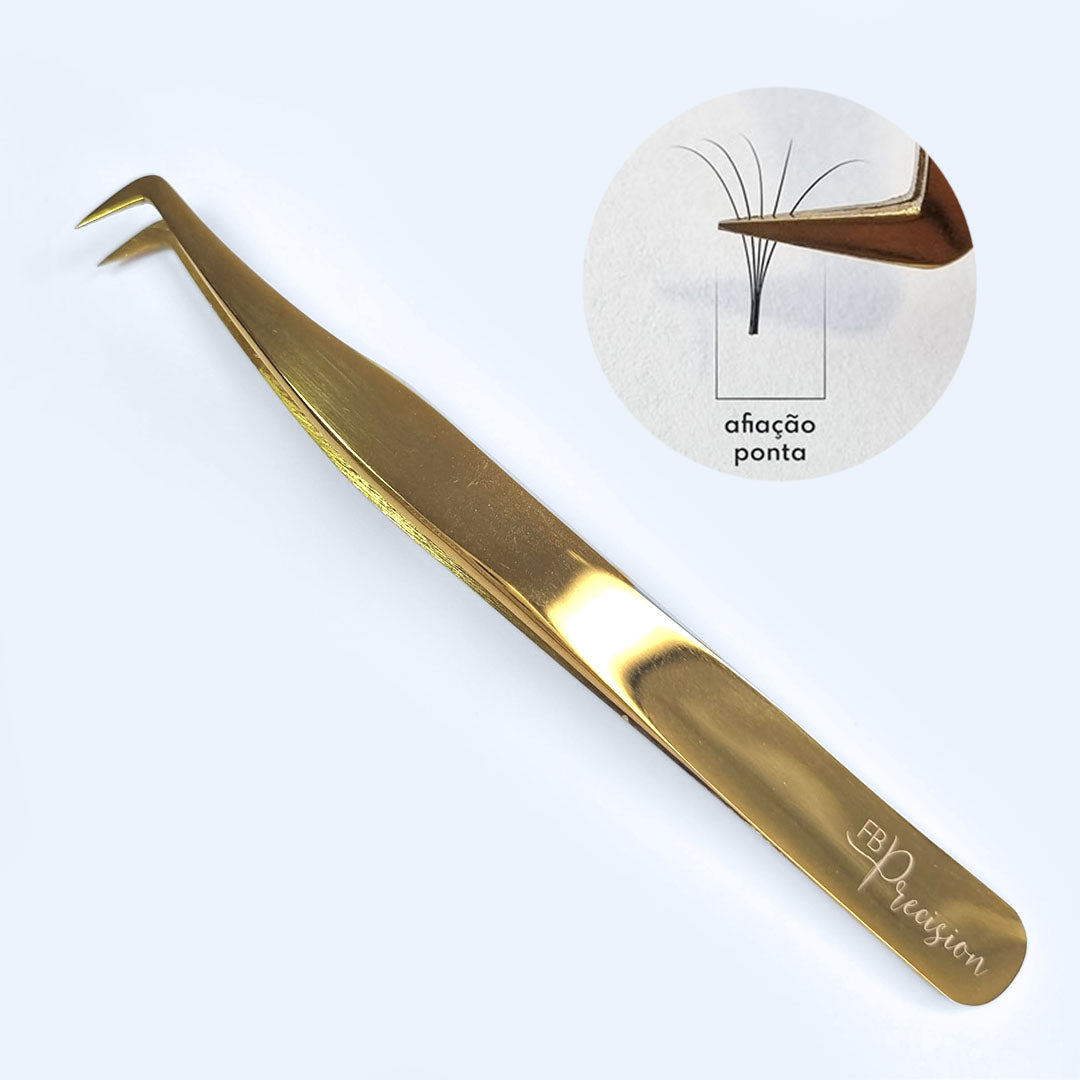 FB Master Precision 90º - Pinça para extensão de pestanas
