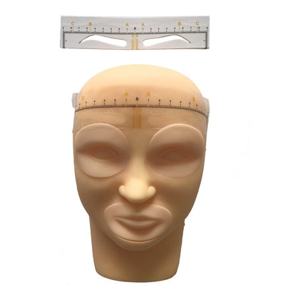 Stencils for eyebrows with ruler (10un)