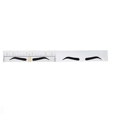 Stencils for eyebrows with ruler (10un)