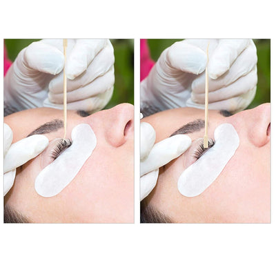 Spatula and nozzle accessory for Eyelash Lifting