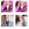 Fiberglass strips for nail extensions