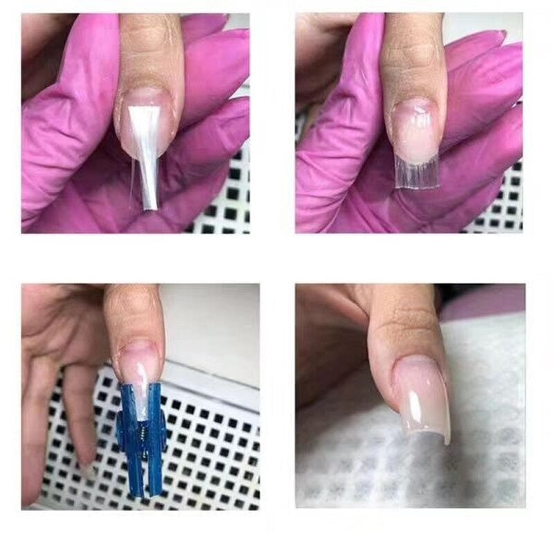 10 PCS Fiberglass Silks - Gel Nail Extension