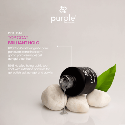 Brilliant Holo - Top Coat No Wipe Purple