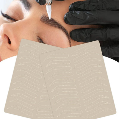 Synthetic skin with marking for Micropigmentation and Microblading Training