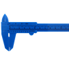 Blue plastic caliper